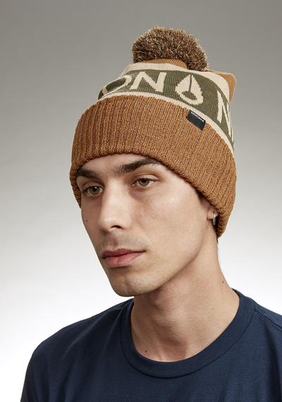 Teamster Beanie - Blue / Orange