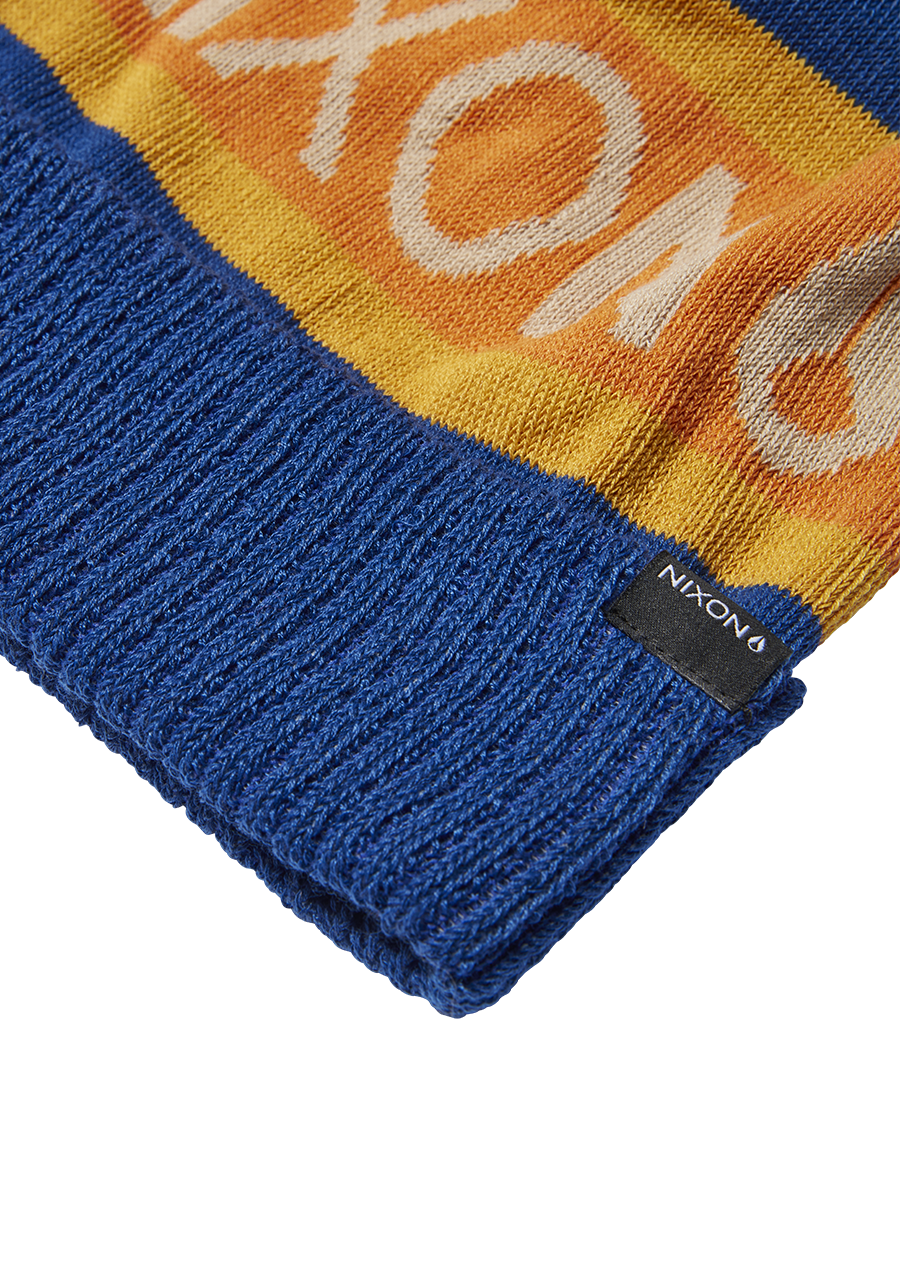 Teamster Beanie - Blue / Orange