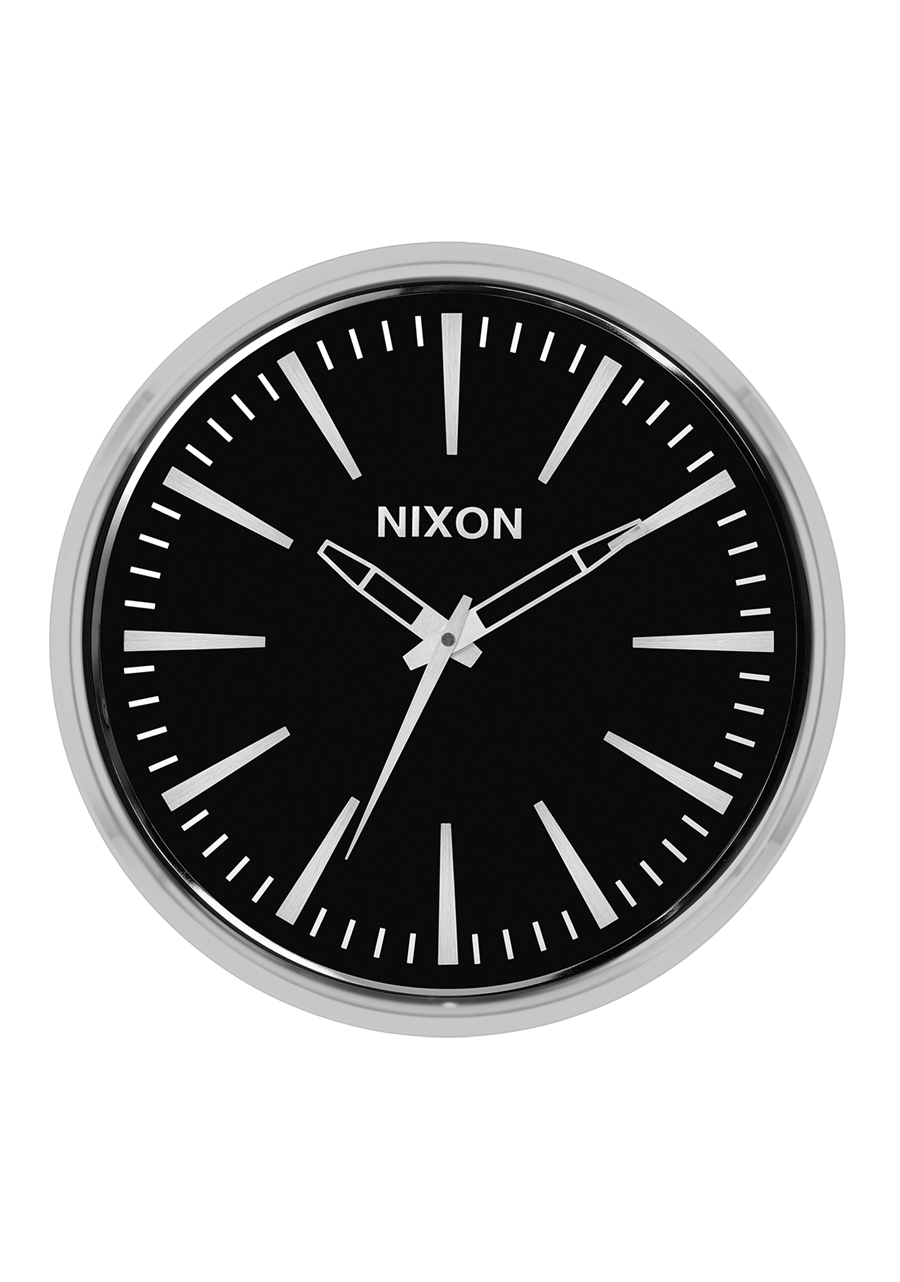 Sentry Wall Clock - Black