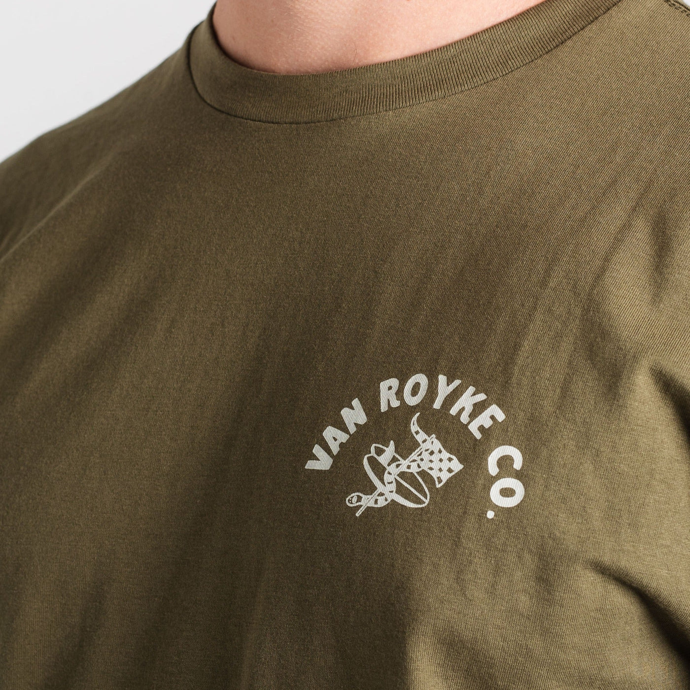 Long Sleeve Cobra Tee - Olive Green