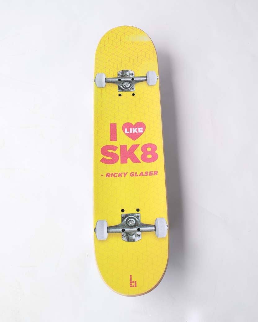 Ricky's Braille Pro Model Skateboard Deck & Grip