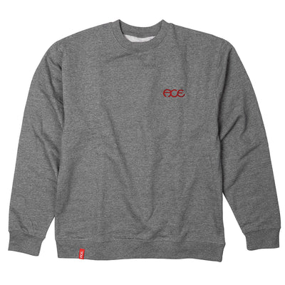 Hutch Crewneck Sweatshirt - Grey / Red