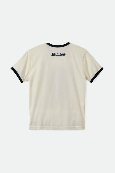 Love Not War Women's S/S Ringer Tee - Dove