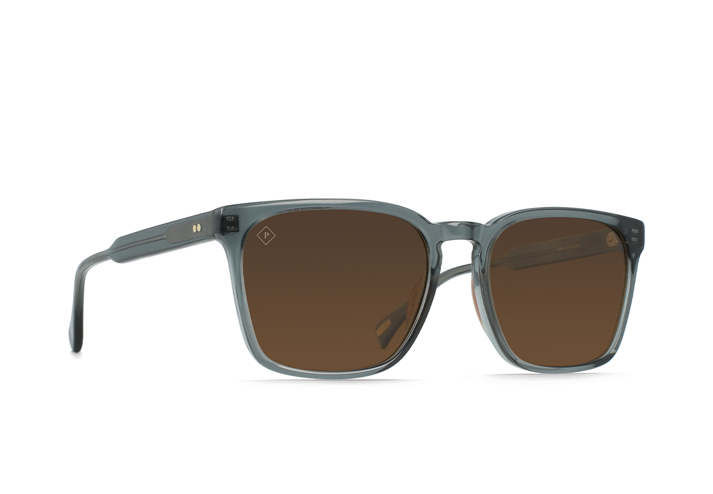 PIERCE-Slate / Vibrant Brown Polarized