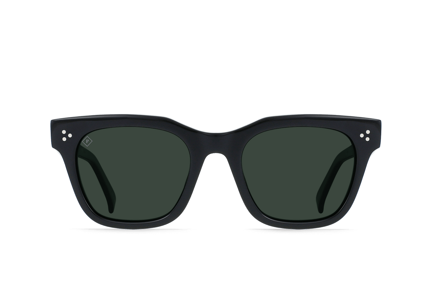 HUXTON-Crystal Black / Green Polarized
