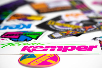 Kemper Snowboards Sticker Pack 24-Piece Assorted