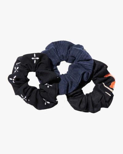 Women's Scrunchie 3Pk True Black