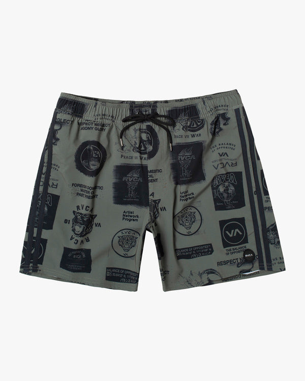 Men's Patches Pigment Elastic Short