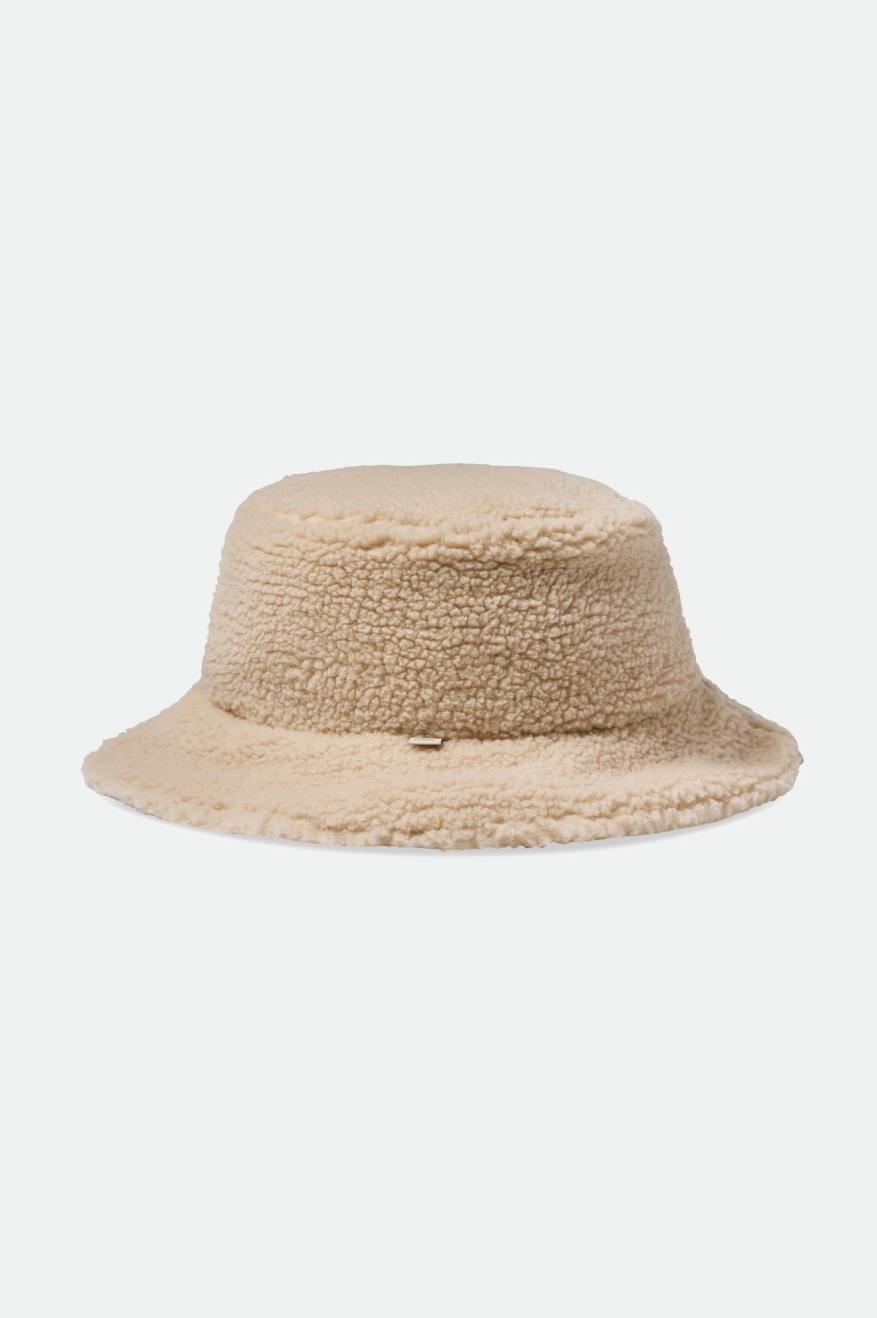 Petra Reversible Bucket Hat - Military Olive/Dove Sherpa