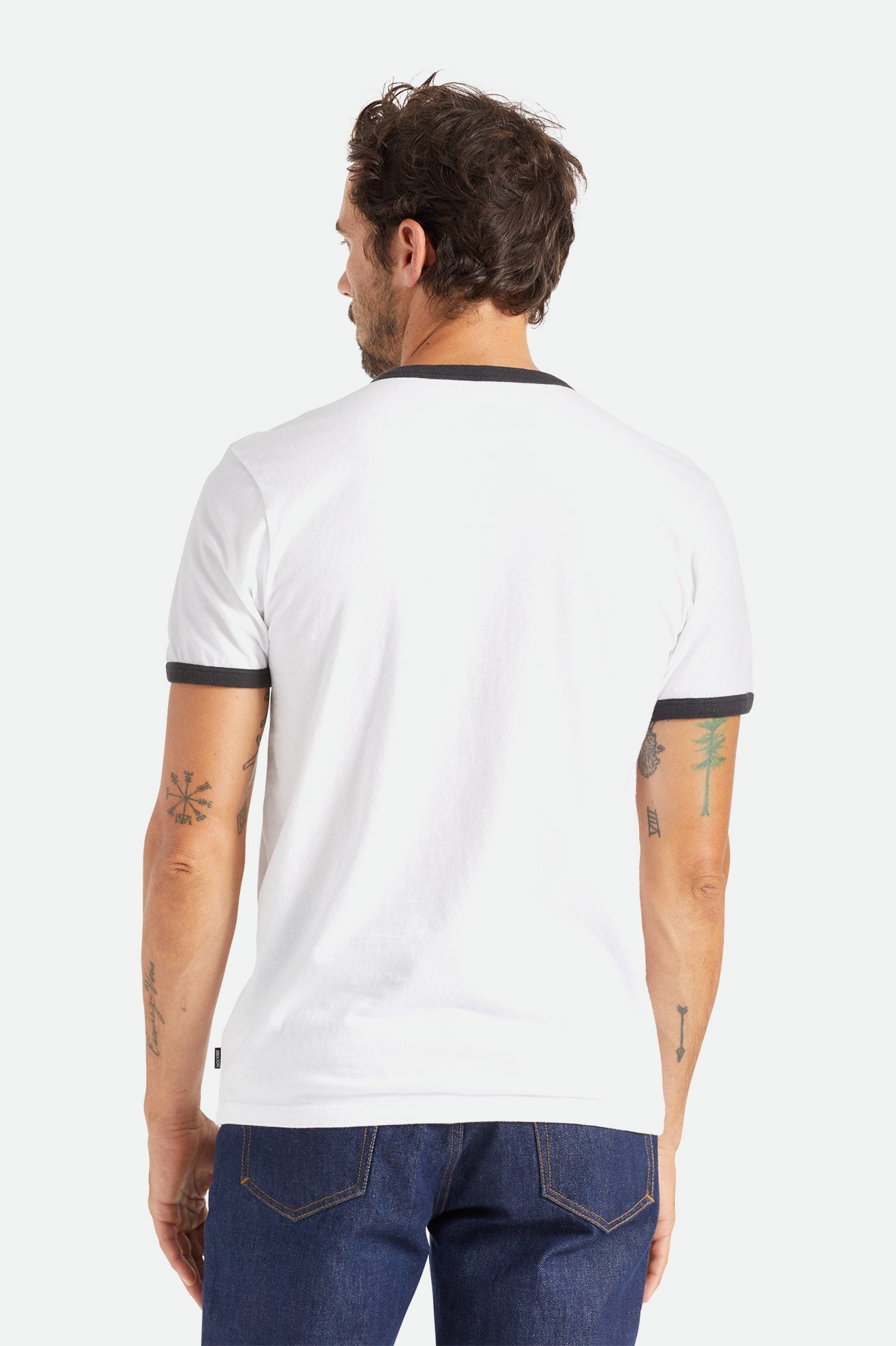 Willie Nelson Shotgun S/S Ringer Tee - White