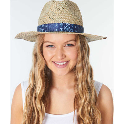 Surf Shack Straw Panama Hat in Natural