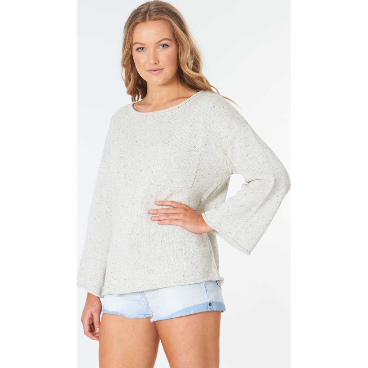 Surf Shack Sweater in Bone