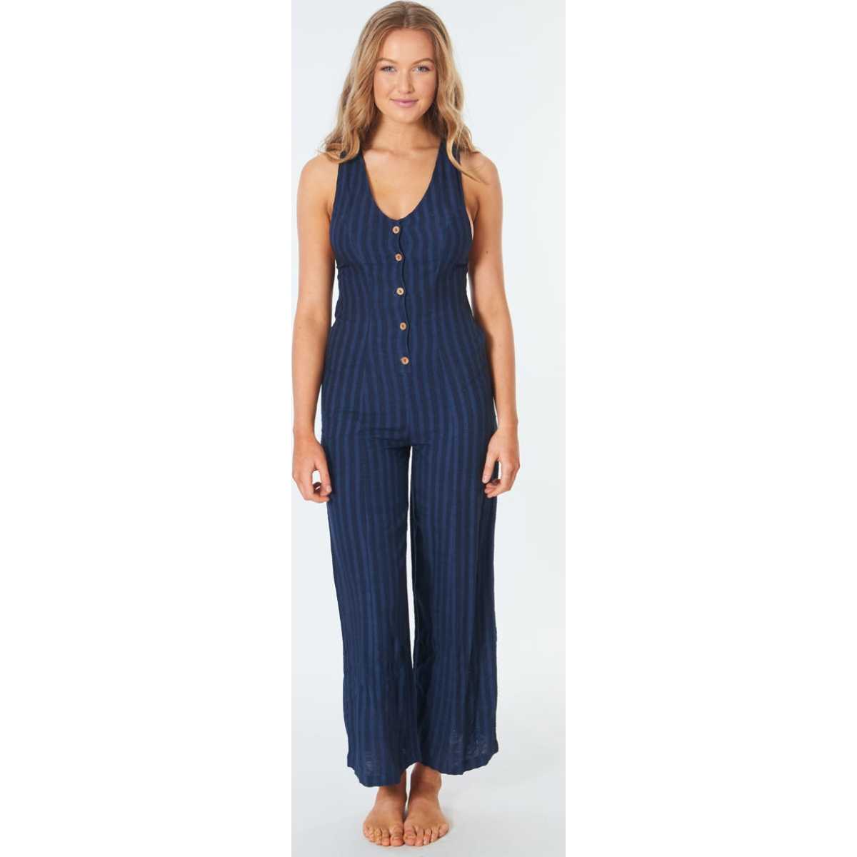 Surf Shack Jumpsuit in Navy