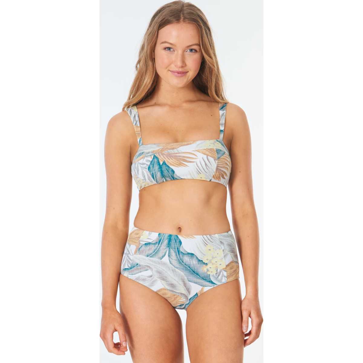 Tropic Sol Bralette Bikini Top in Vanilla