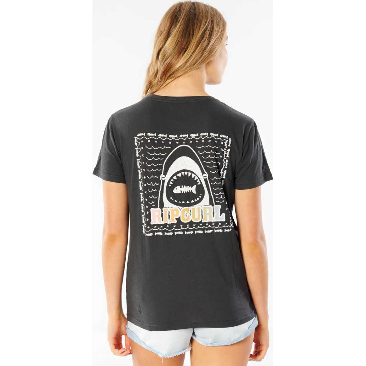 Shark Bite Standard Tee in Off White