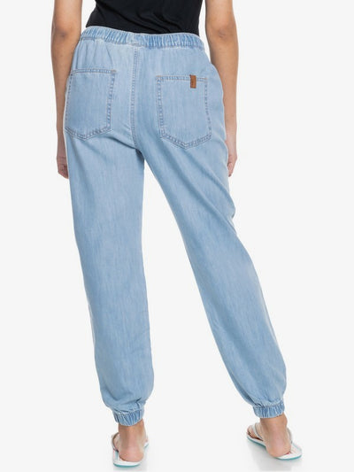 Women's Lazy Chill Elastic Waist Denim Pants