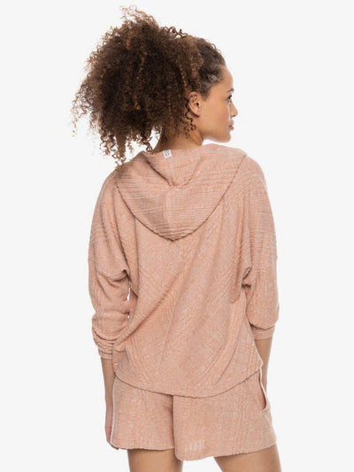 Women's High Tide Hoodie Polo Knit Top