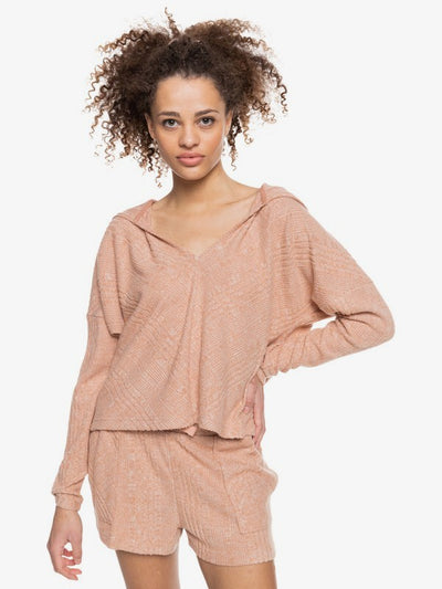 Women's High Tide Hoodie Polo Knit Top