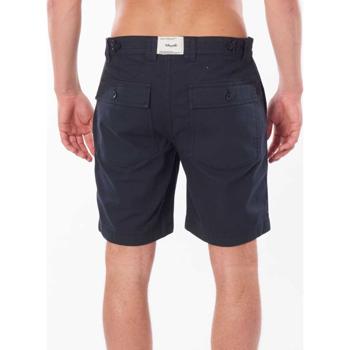 Surf Heads Incoming 18" Shorts in Washed Black