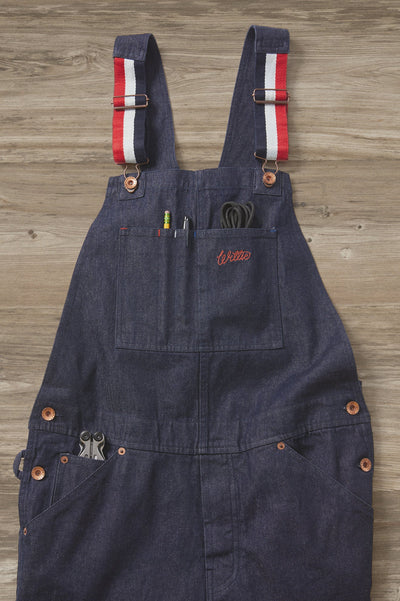 Willie Nelson Overalls - Worn Denim