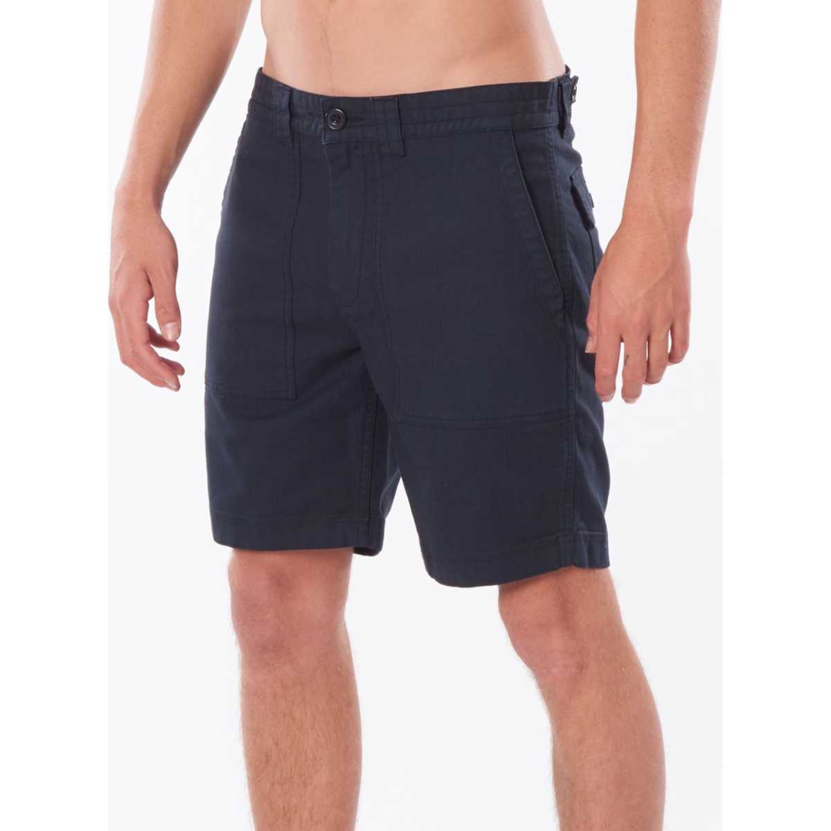 Surf Heads Incoming 18" Shorts in Washed Black