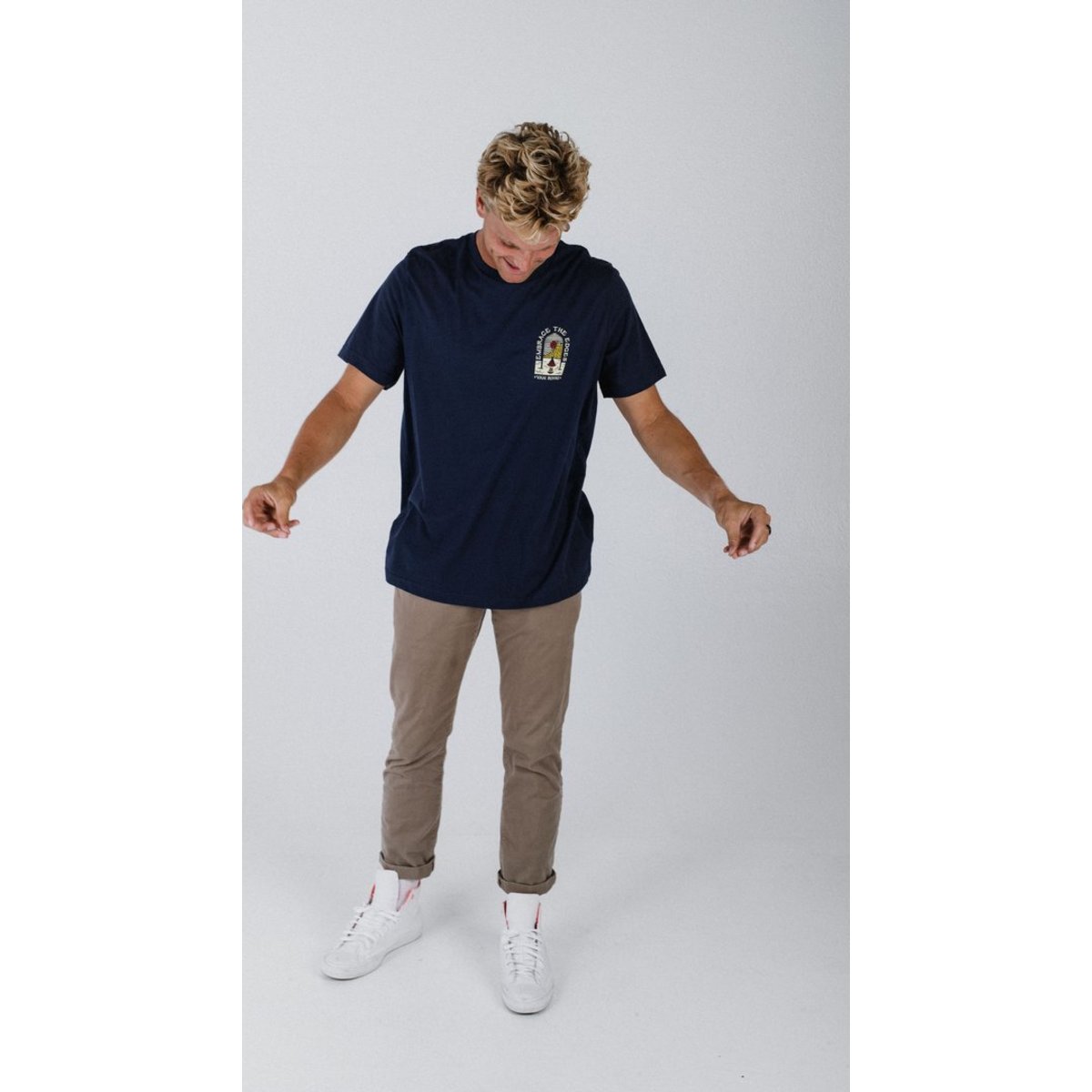 Navy Desert Dwellin' Tee