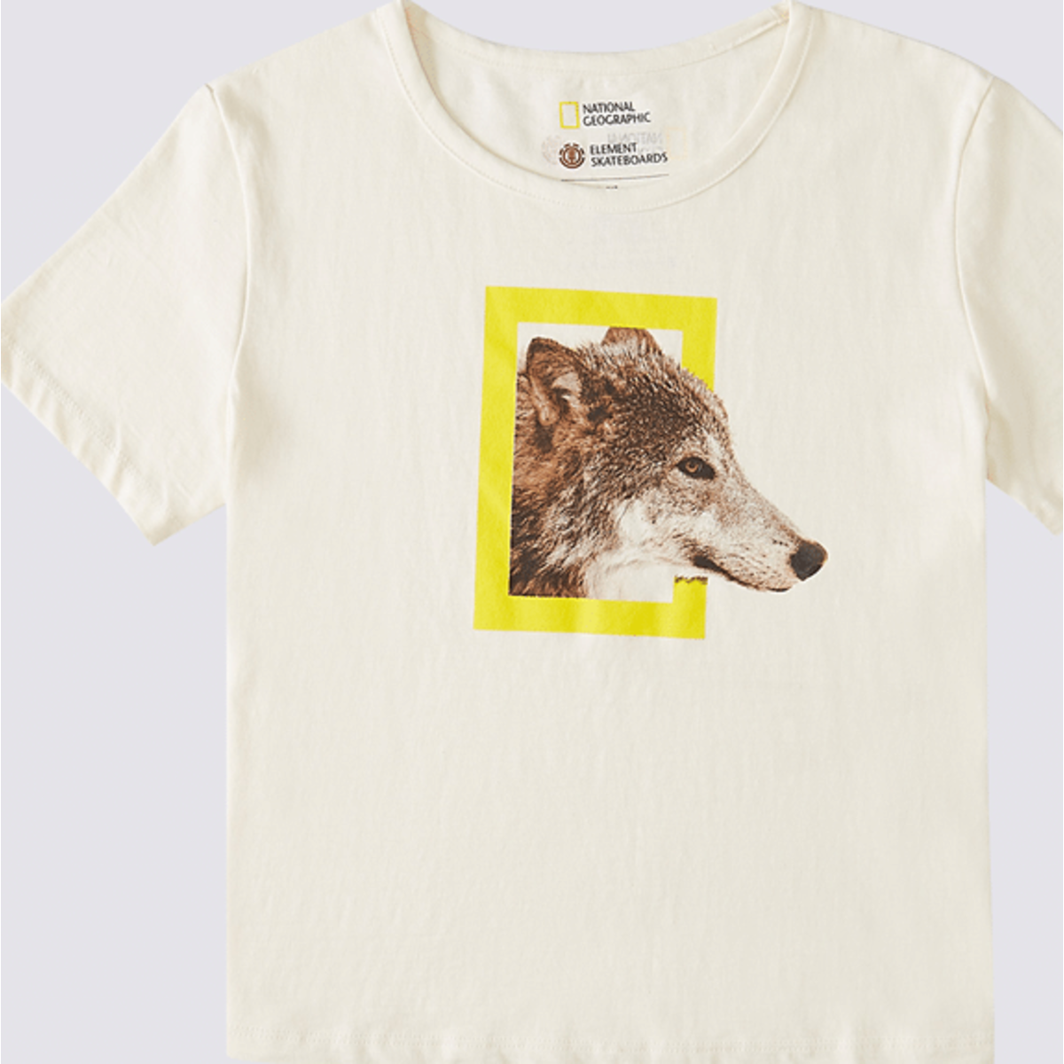 WOMENS WOLF CROP SS TEE