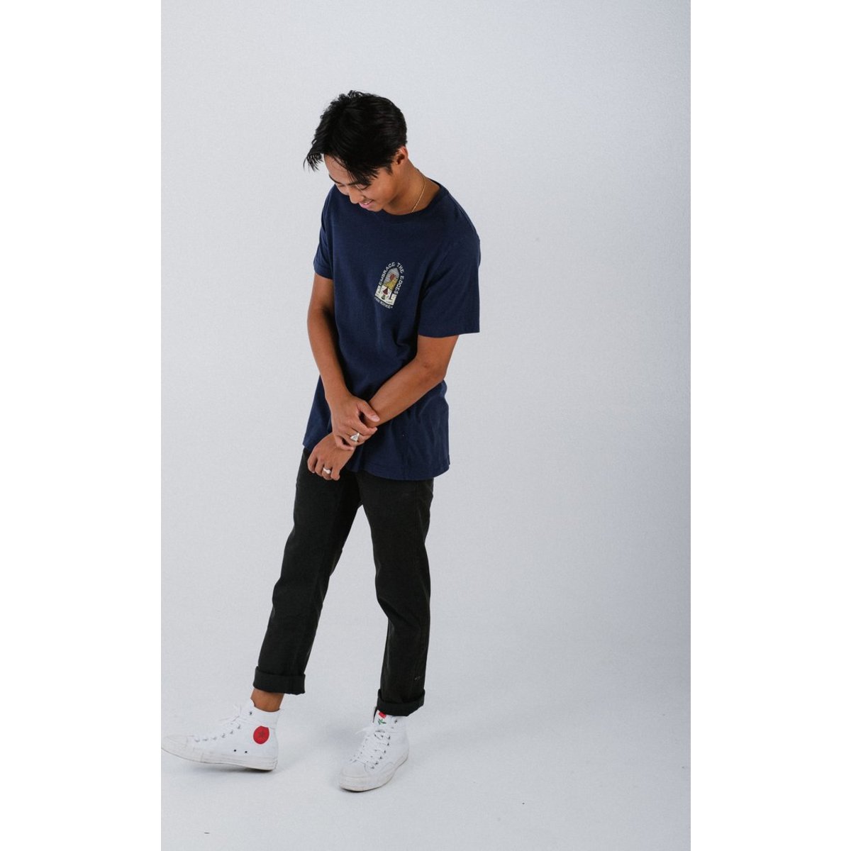 Navy Desert Dwellin' Tee