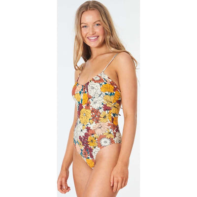 Golden Days Cheeky Coverage One Piece in Mid Blue