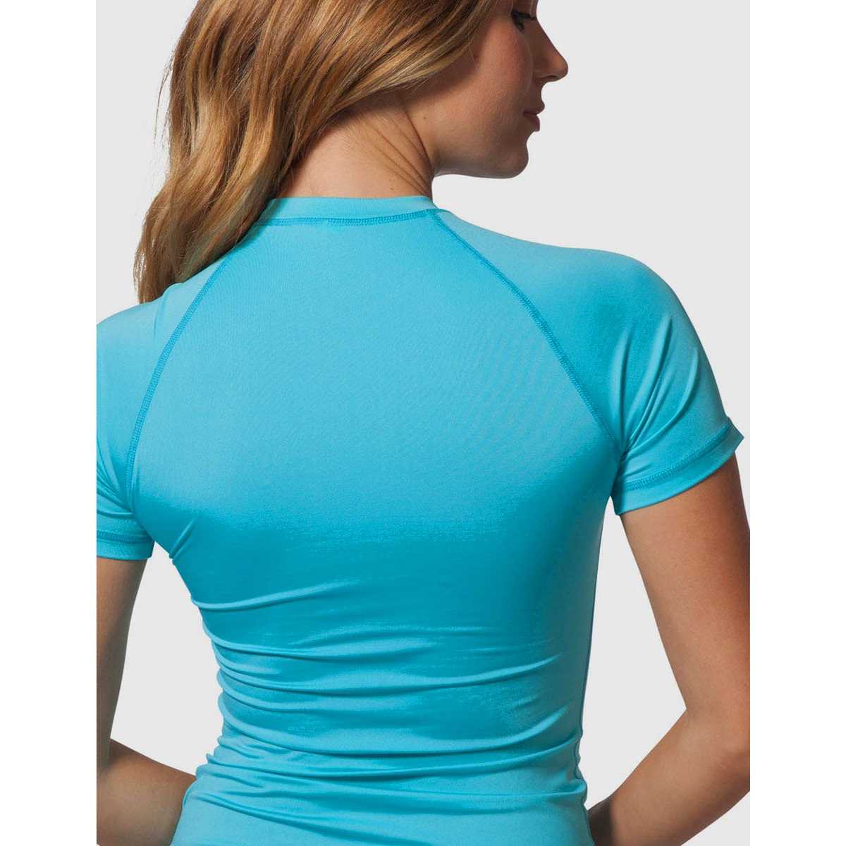 Sunny Rays Relaxed Fit Short Sleeve Rash Guard in Mint