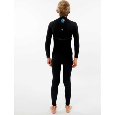 Junior Flashbomb 3/2 Zip Free Wetsuit in Black