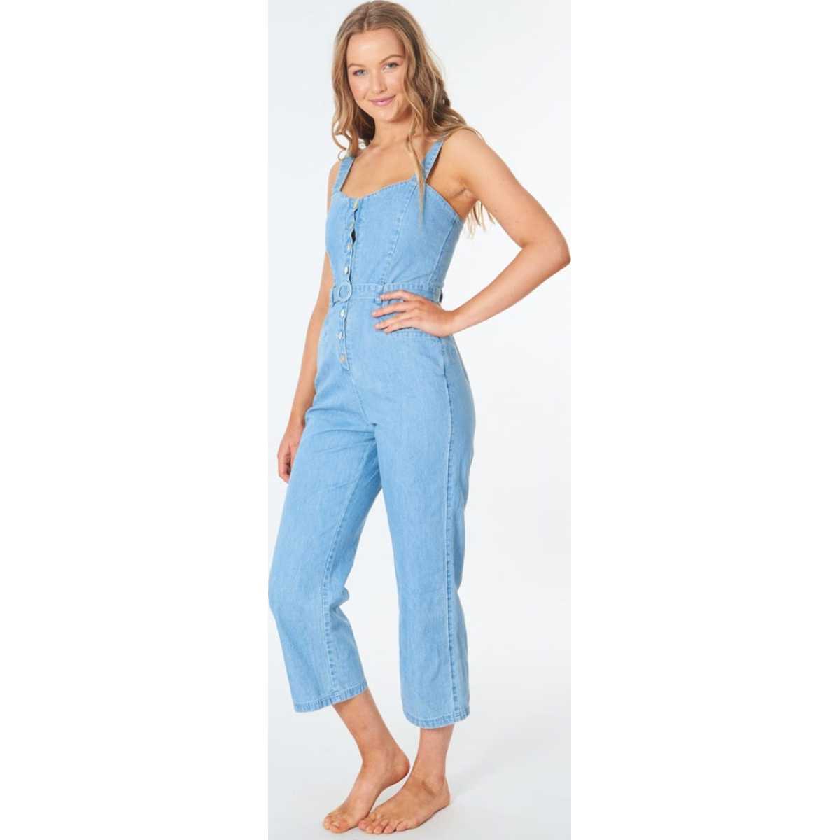 Golden Days Jumpsuit in Blue