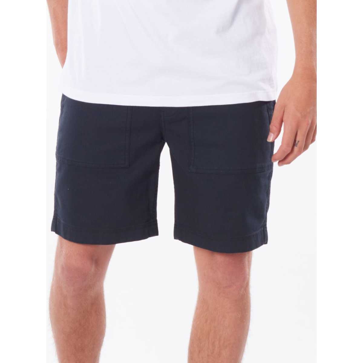 Surf Heads Incoming 18" Shorts in Washed Black