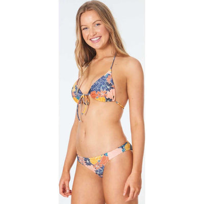 Golden Days Tri Bikini Top in Cream