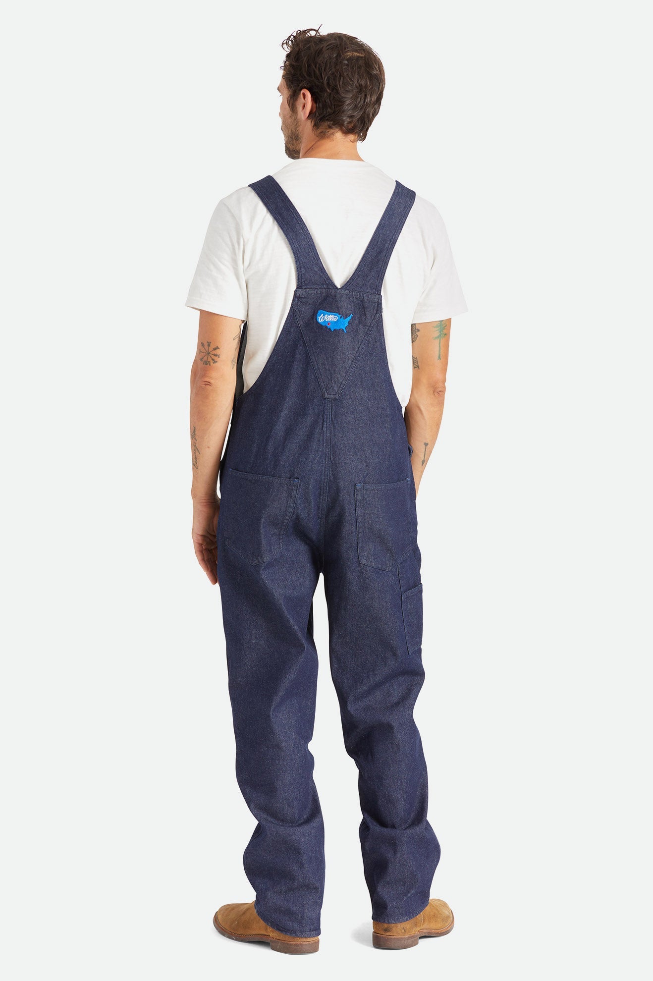 Willie Nelson Overalls - Worn Denim