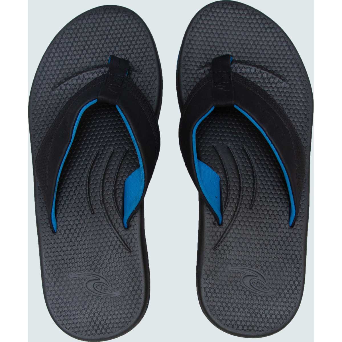 Sonar Sandals in Black/Blue