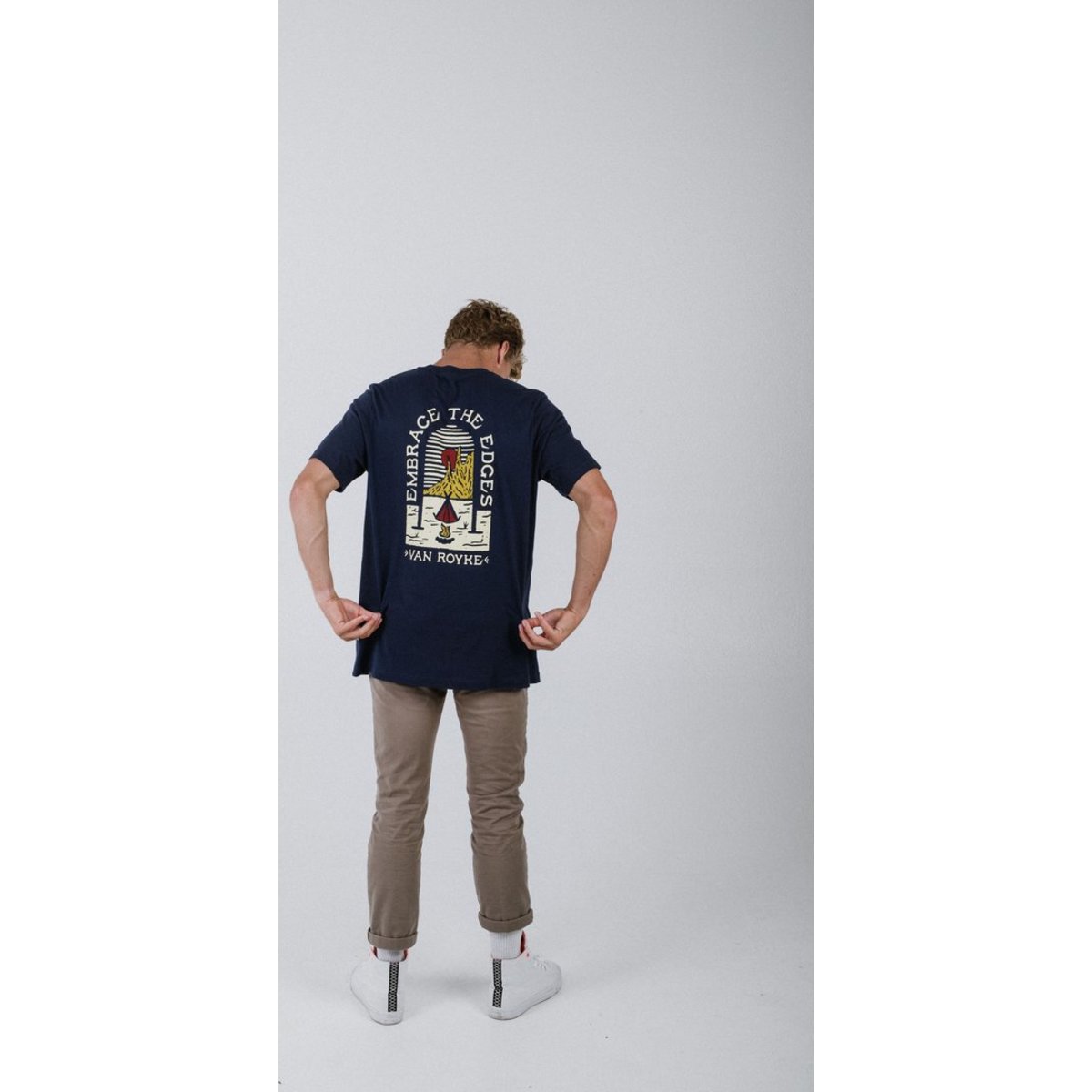 Navy Desert Dwellin' Tee