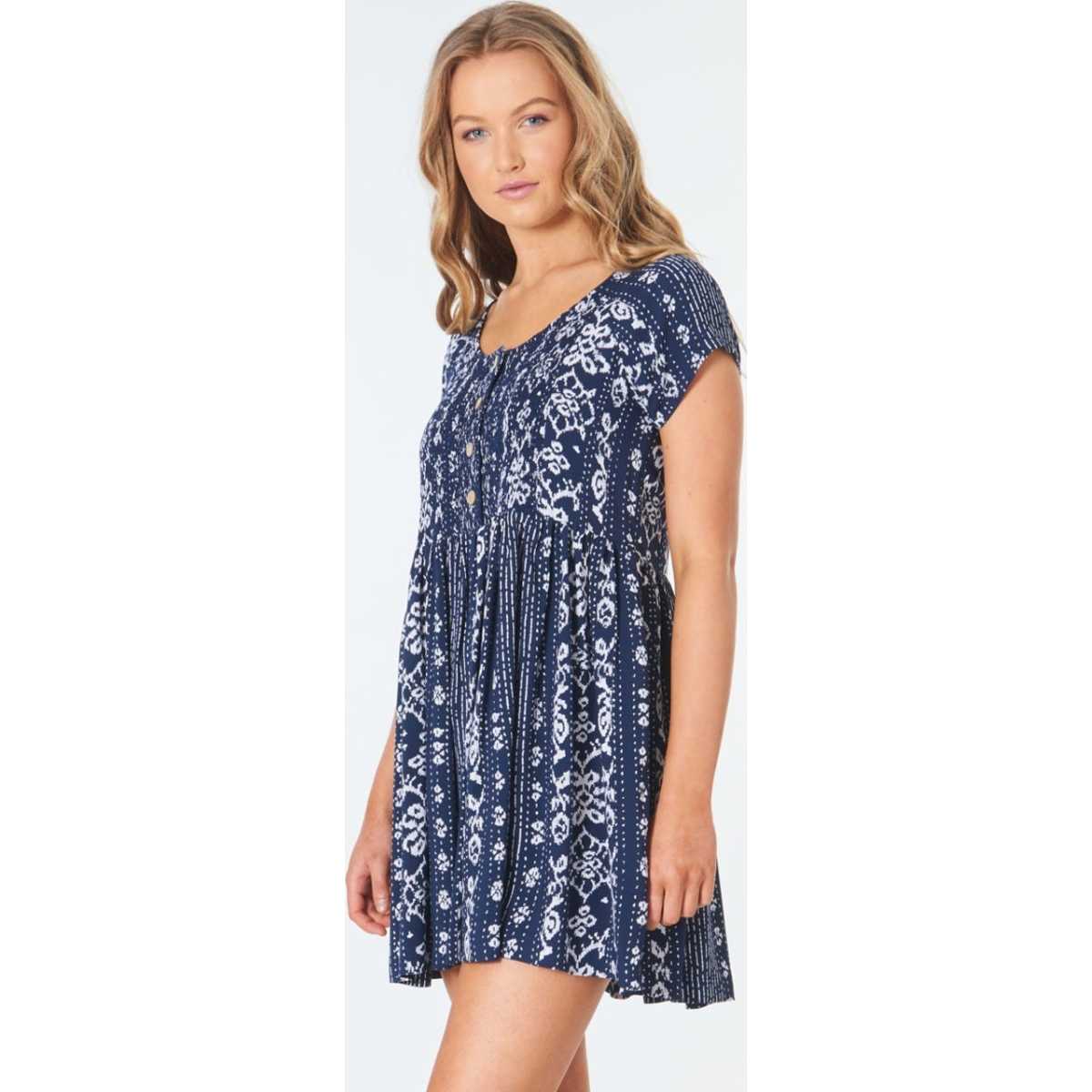 Surf Shack Dress in Navy