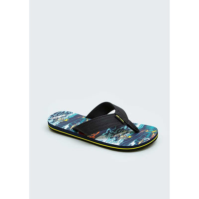 Ripper Kids Sandals in Black/Orange