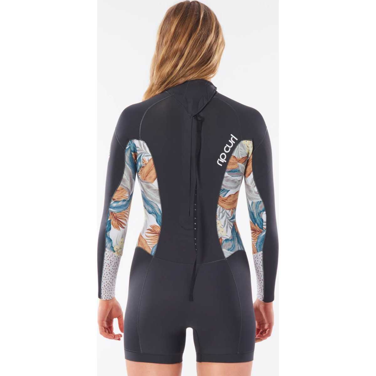 Women's Dawn Patrol L/S Spring Wetsuit in Charcoal Grey