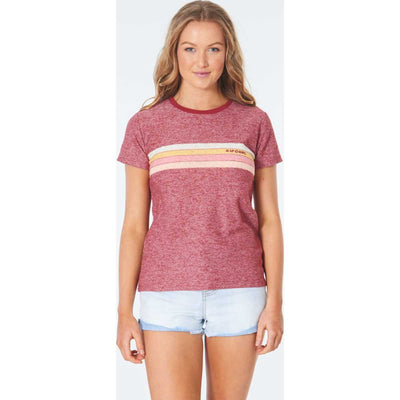 Golden Days Standard Tee in Maroon