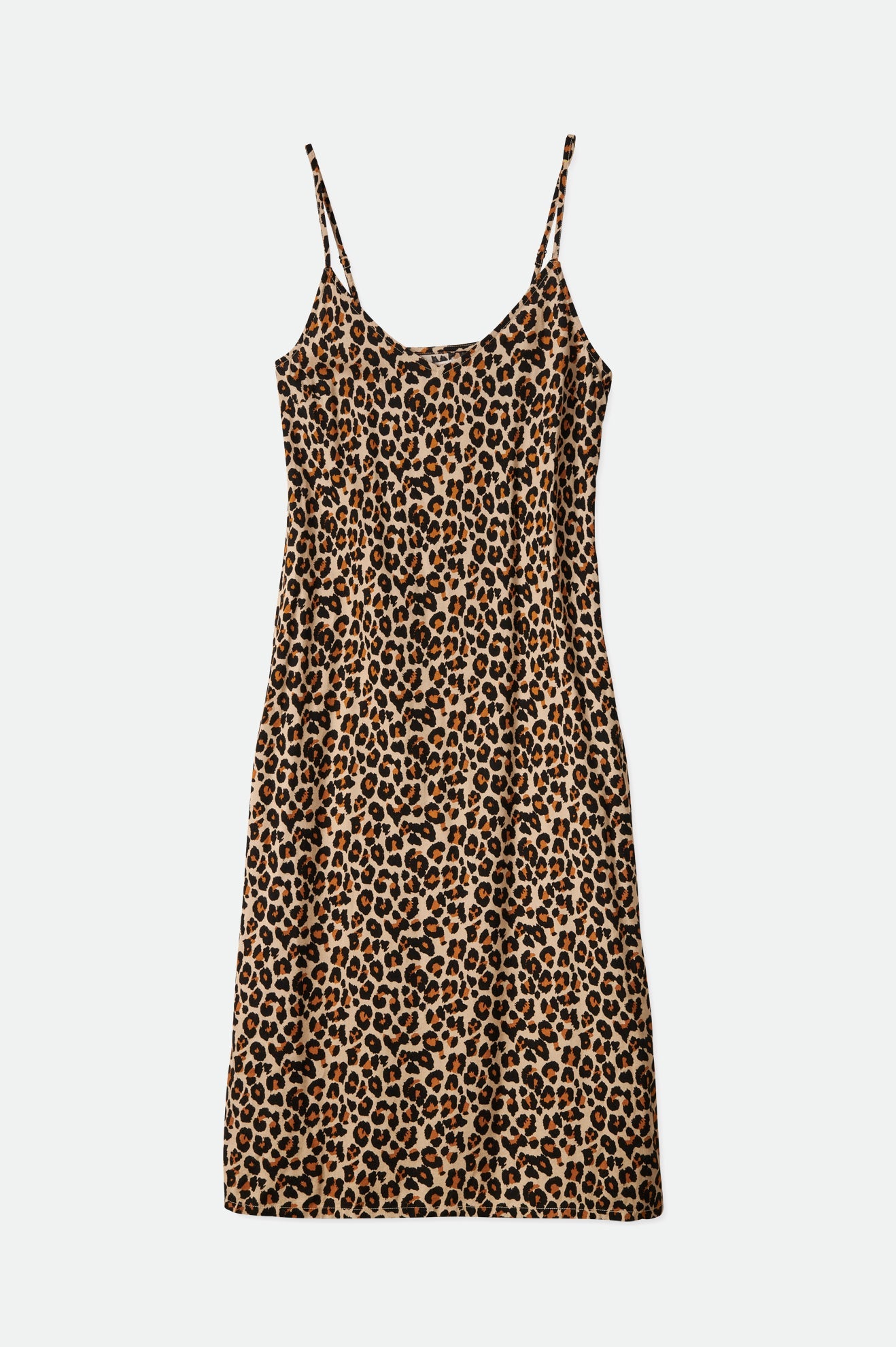 Leopard Midi Slip Dress - Leopard