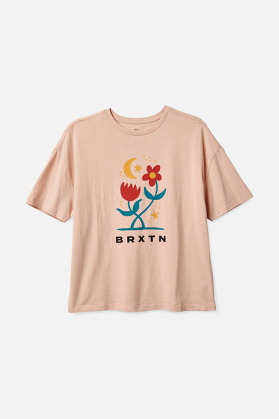 Moonlight Oversized Boyfriend Tee - Rose Dust