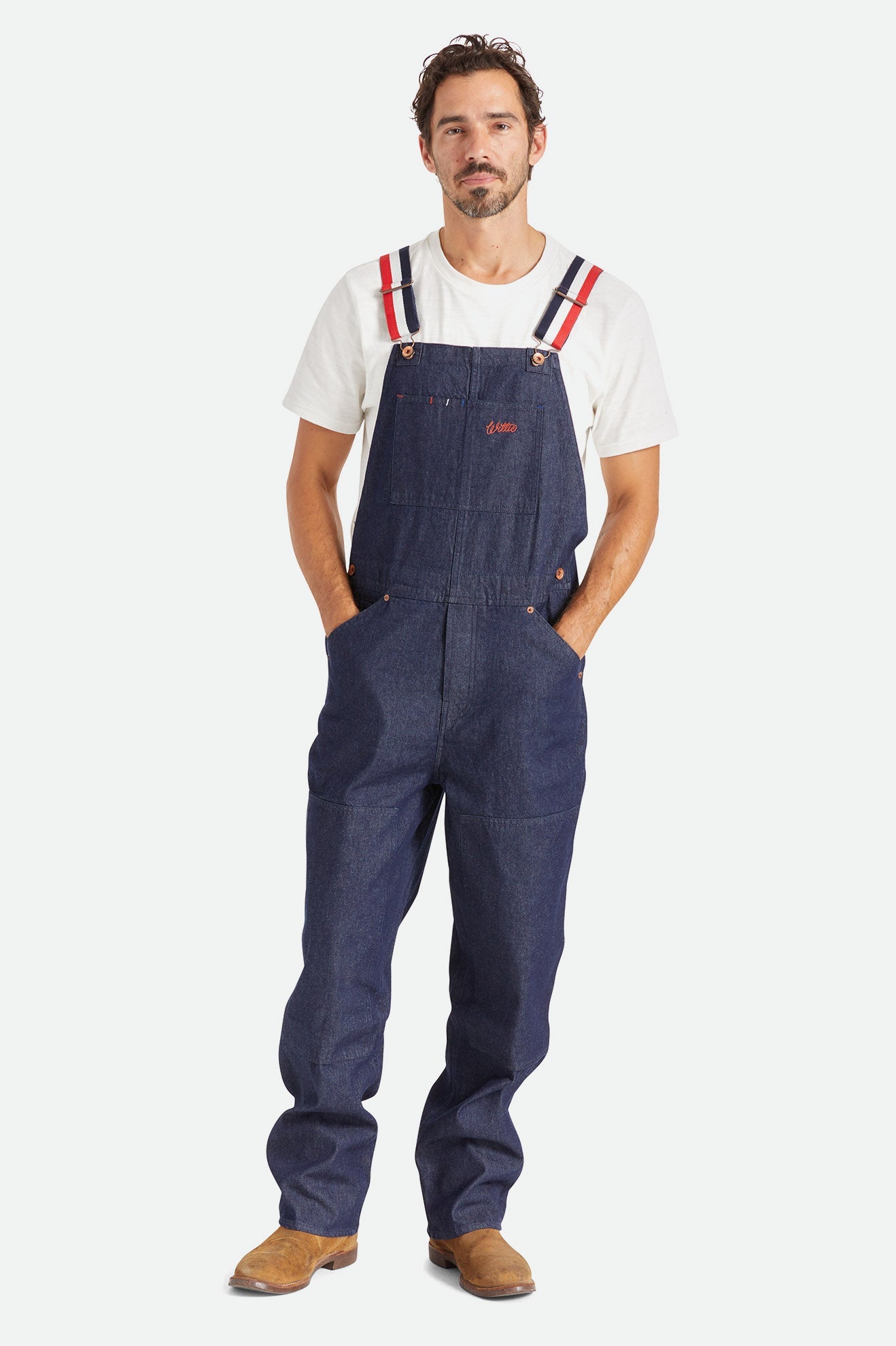 Willie Nelson Overalls - Worn Denim