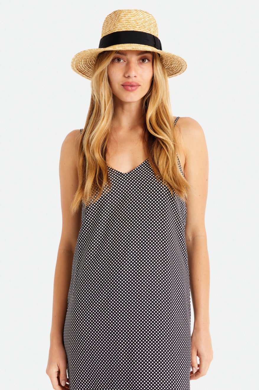 Joanna Short Brim Hat - Black