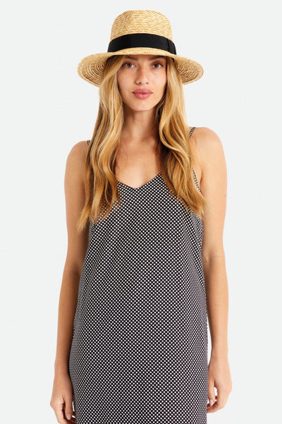 Joanna Short Brim Hat - Black