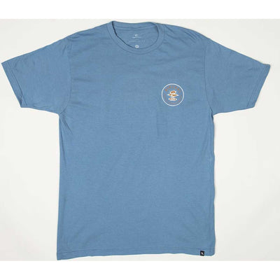 World Search Premium Tee in Steel Blue